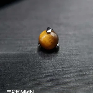 Prong Set Bola Ojo De Tigre